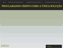 Tablet Screenshot of proclamandocristo.net